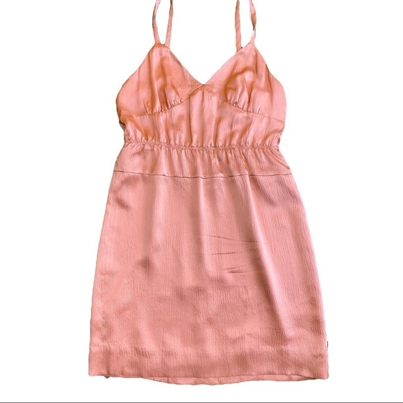 J Crew Coral Silk Slip Dress Sz 4 - Picture 2 of 8